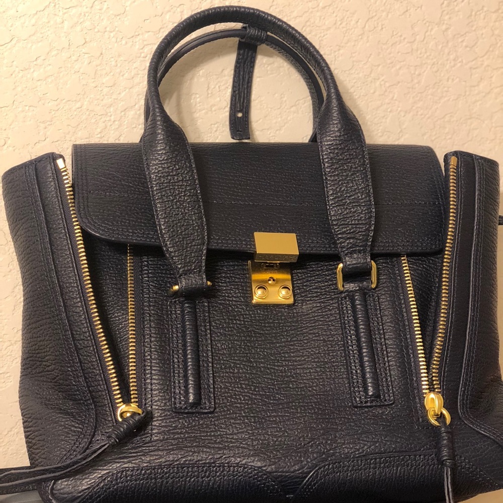 3.1 Phillip Lim Pashli Medium Satchel in Ink - Picture 2 of 9